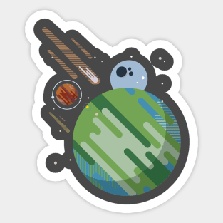 Space Exploration V4 Sticker